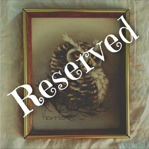 Peggy Harris ‘The Guardian’ Owl Painting